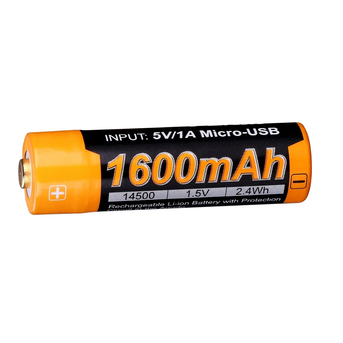 Акумулятор 14500 Fenix ARB-L14-1600U micro usb зарядка фото 4