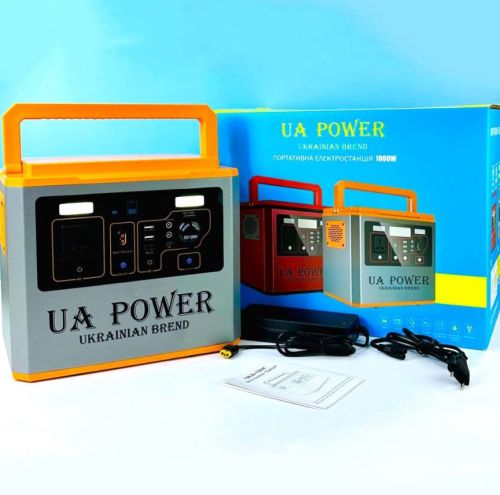 Портативна зарядна станція UA Power 1000W / 322000mAh / 1030,4WH (Максимально видає 1200W)