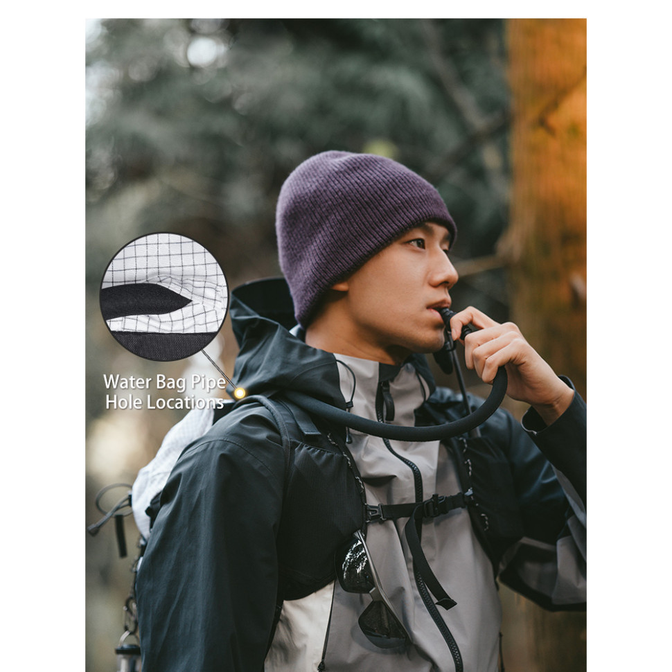 Рюкзак туристичний Naturehike CNK2300016, 30+5 л, чорний фото 2