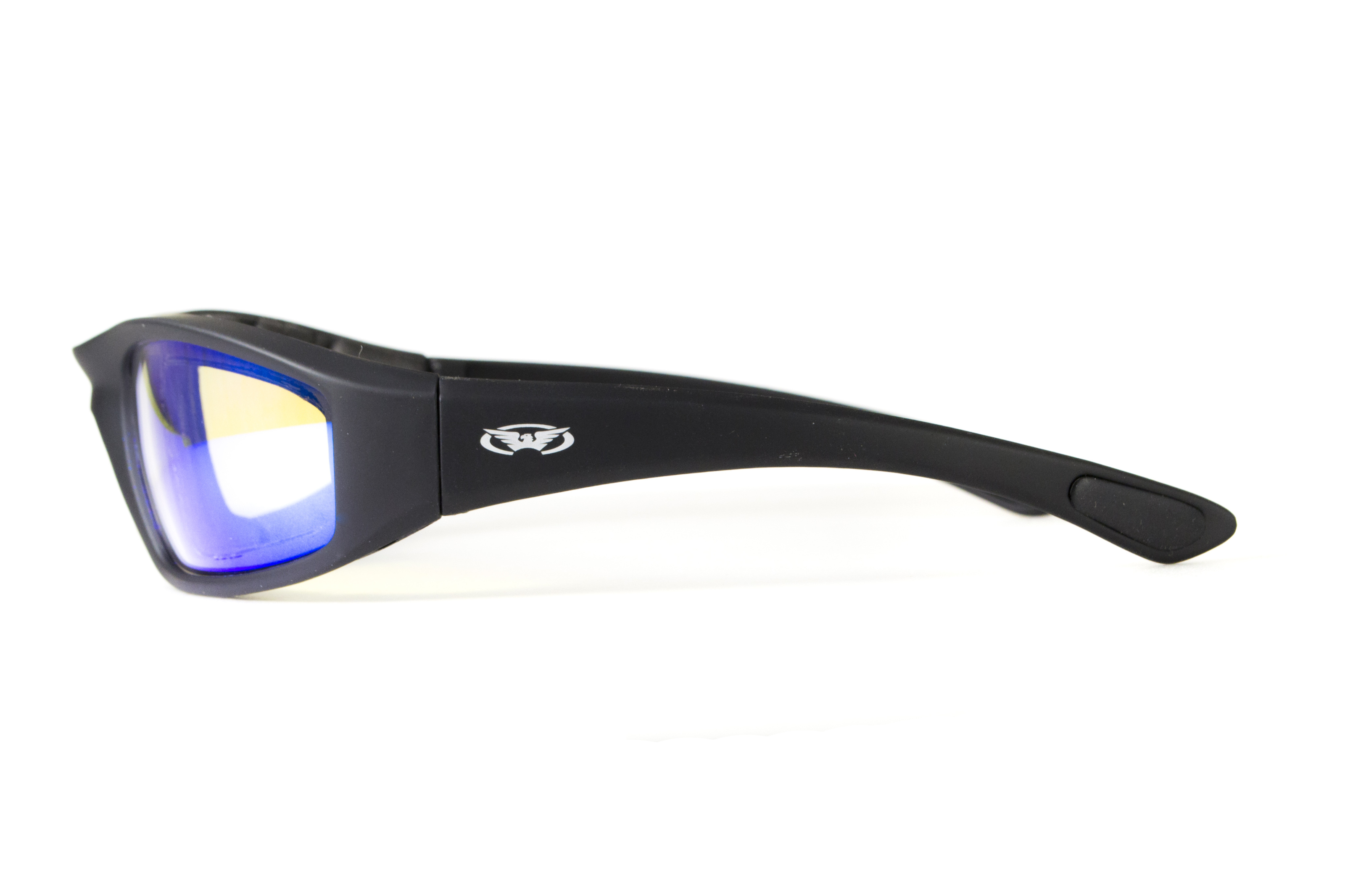 Очки защитные фотохромные Global Vision KickBack Photochromic (G-Tech™ blue) Anti-Fog, фотохромные синие зеркальные фото 3