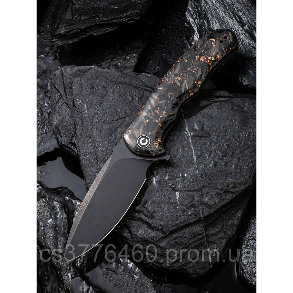 Ніж складаний Civivi Praxis Shredded Carbon Fiber C803I фото 10
