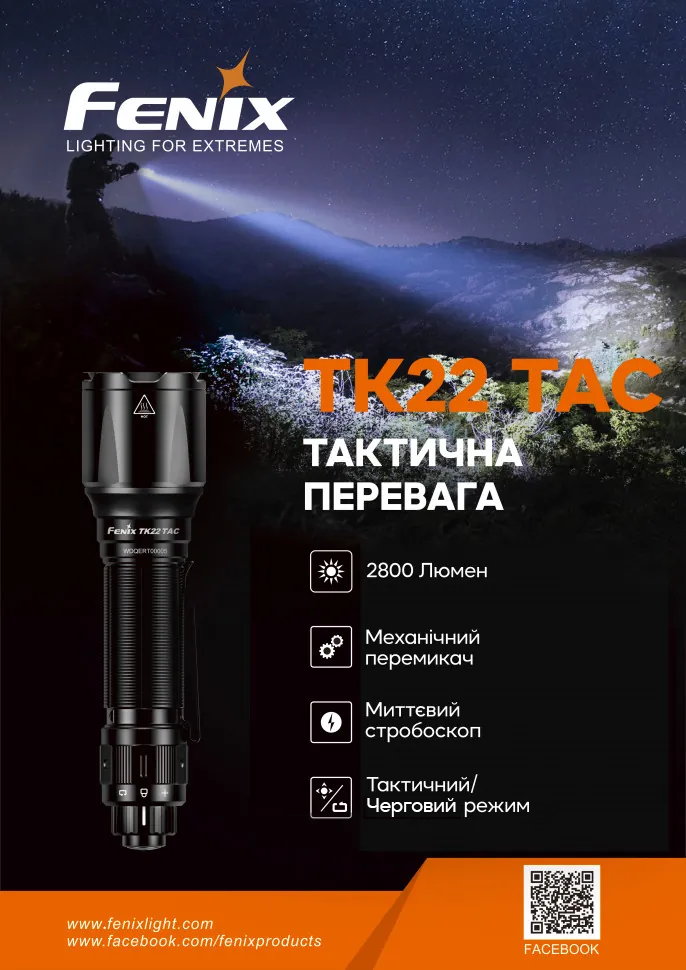 Ліхтар ручний Fenix TK22TAC фото 7