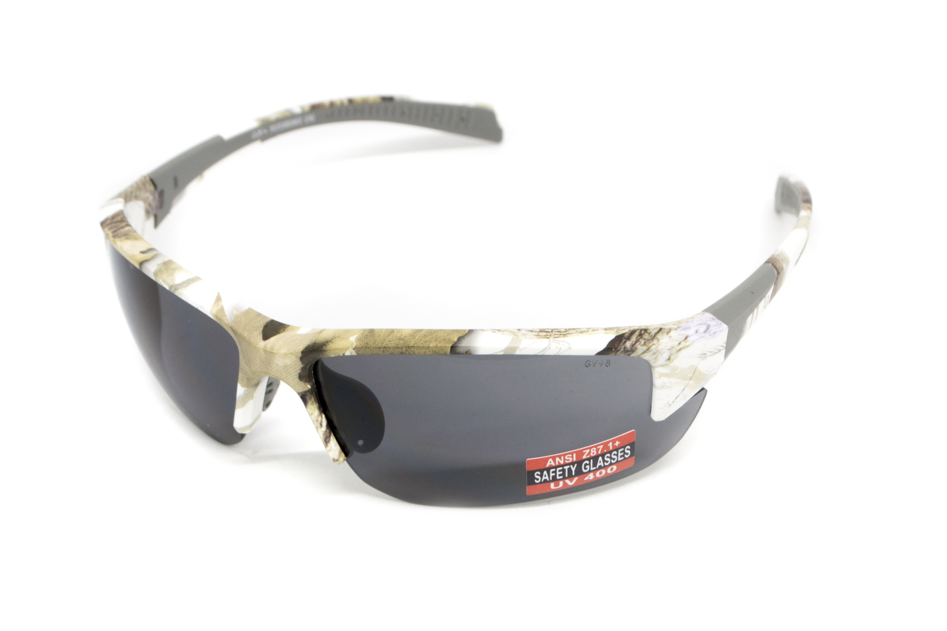 Очки защитные Global Vision Hercules-7 White Camo (gray), серые в камуфлированной оправе