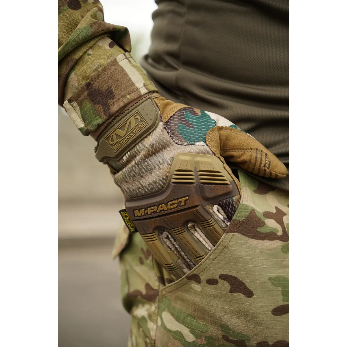 Рукавиці тактичні Mechanix Glove Multicam фото 3