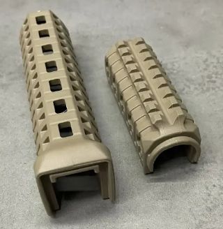 Цівка DLG Tactical (DLG-099) для АК-47/74 з 2-ма планками Picatinny + слоти M-LOK (полімер) пісочний фото 2