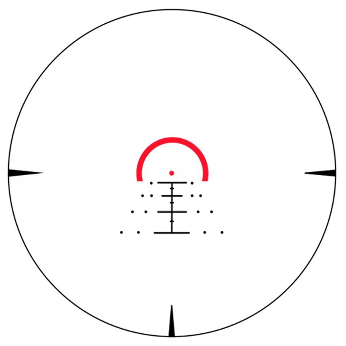 Оптичний приціл KONUS SULTAN 1-10x24 Ballistic Circle IR фото 5