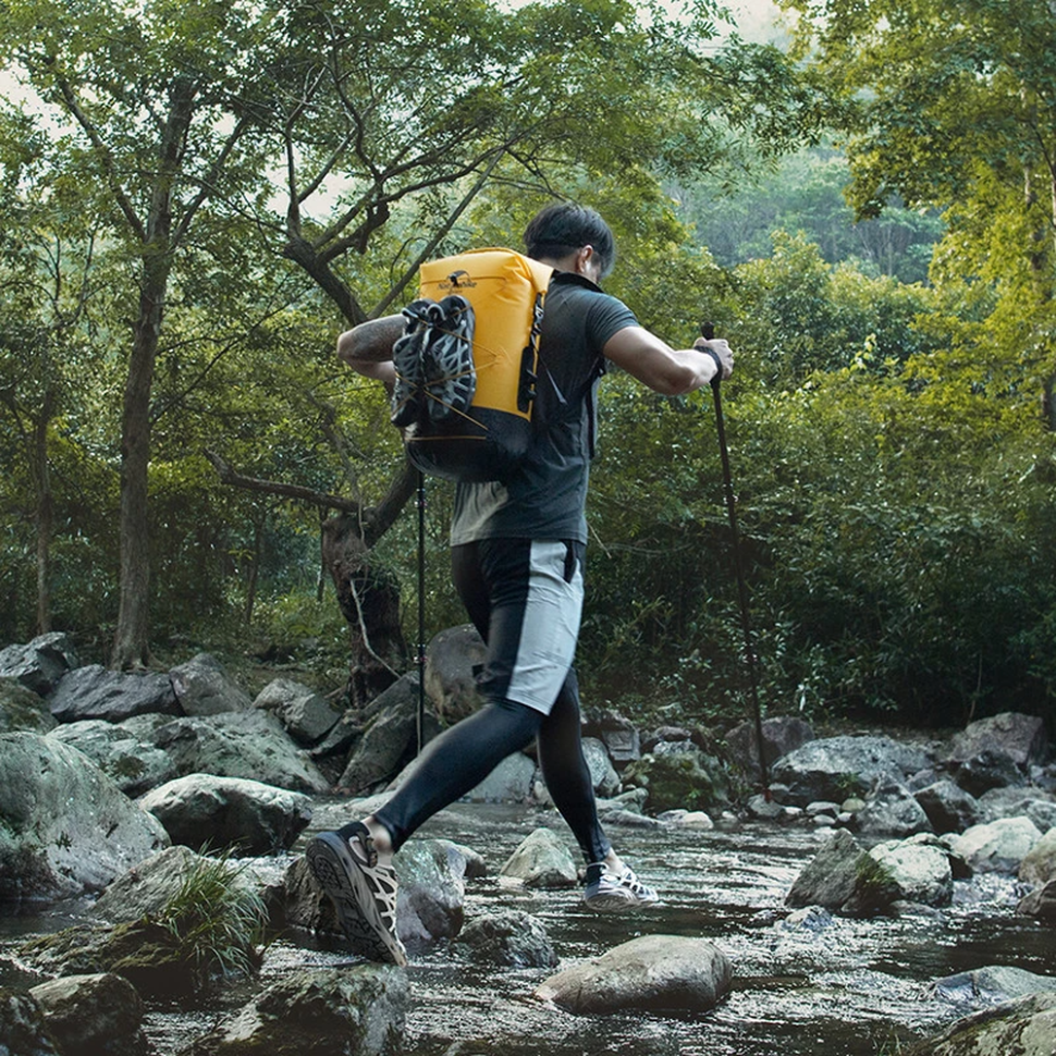 Рюкзак водонепроникний Naturehike NH21FSB04, 40л, жовтий фото 2