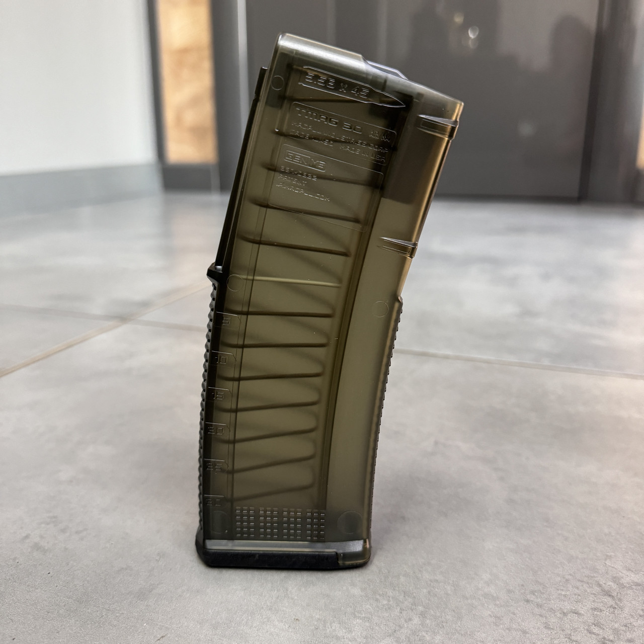 Магазин для AR15 Magpul TMAG .223 Rem / 5.56x45 мм, на 30 патронов, Полупрозрачный (MAG1417) фото 6
