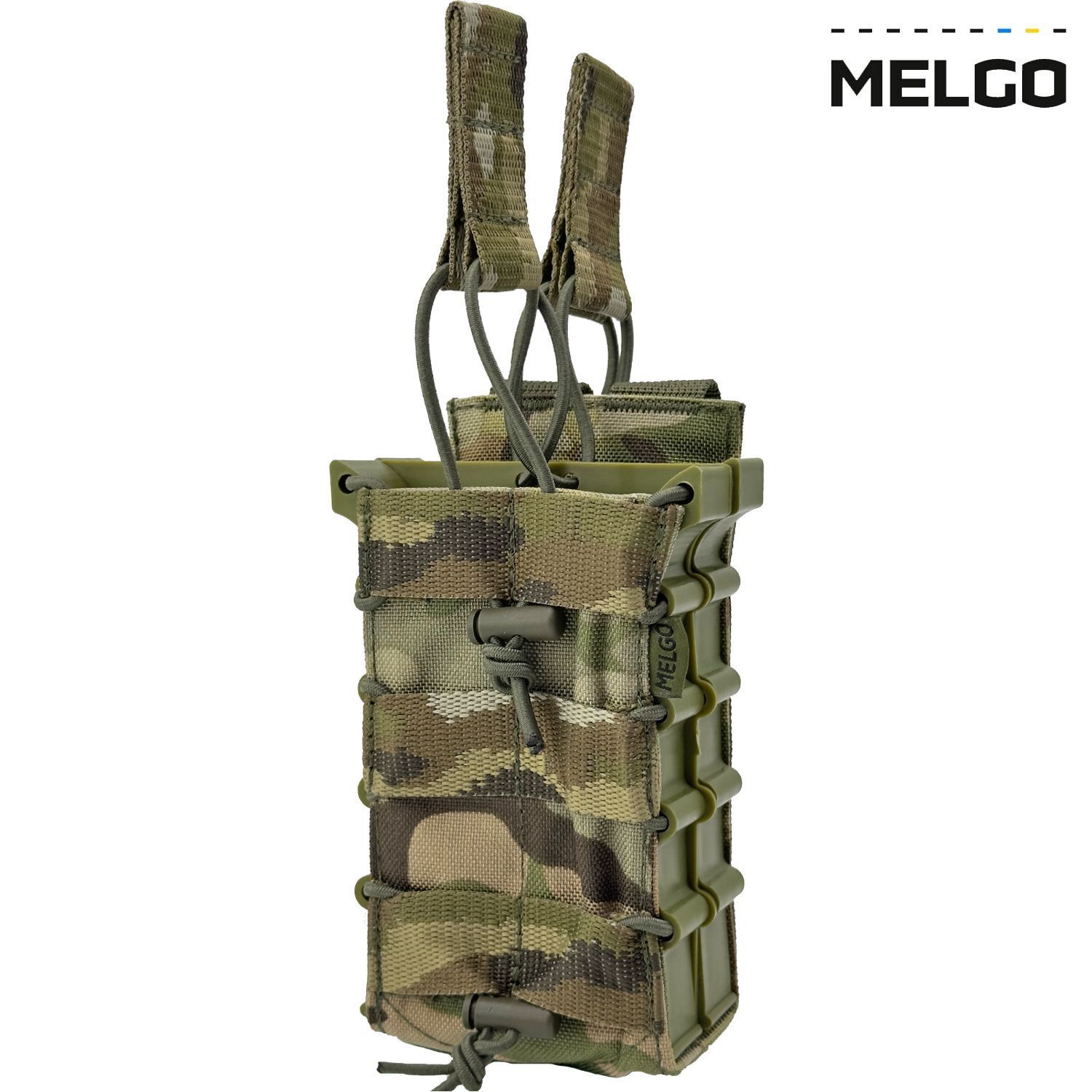 Подсумок на 2 магазины корпусный с фиксаторами Мультикам Cordura 1000 D MELGO