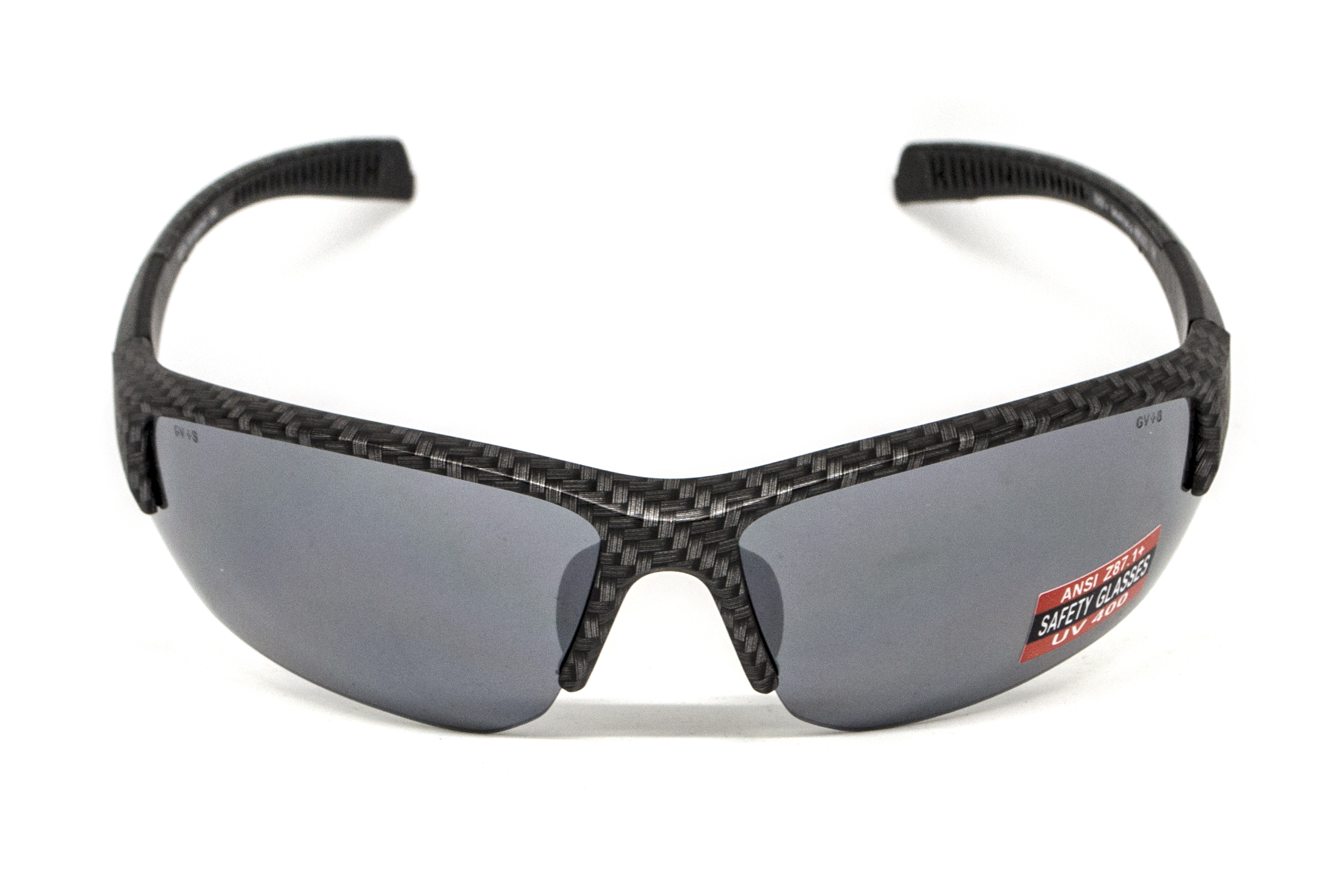 Очки защитные Global Vision Hercules-7 Carbon (flash mirror), зеркальные серые в графитовой оправе фото 4