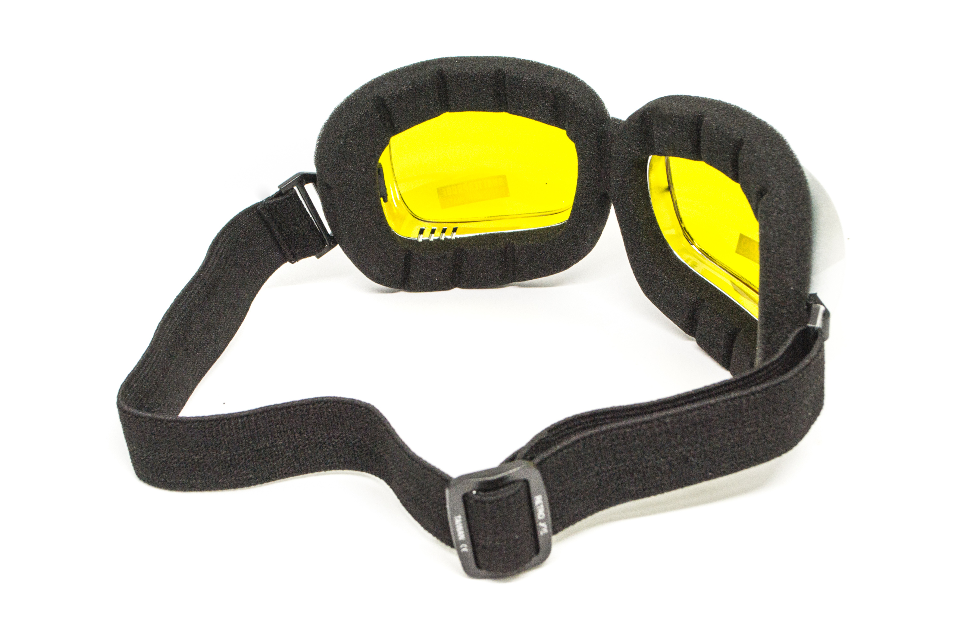 Очки защитные с уплотнителем Global Vision Retro Joe (yellow) желтые фото 2