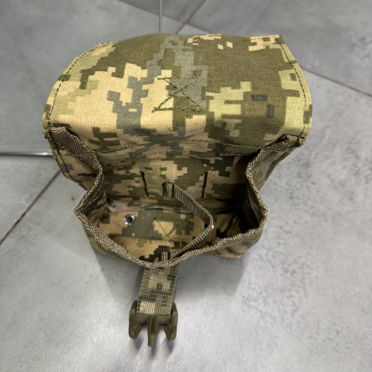 Подсумок под 2 гранаты на Молли, Пиксель, WINTAC, Cordura 1000D, тактический чехол под две гранаты на Молли фото 5