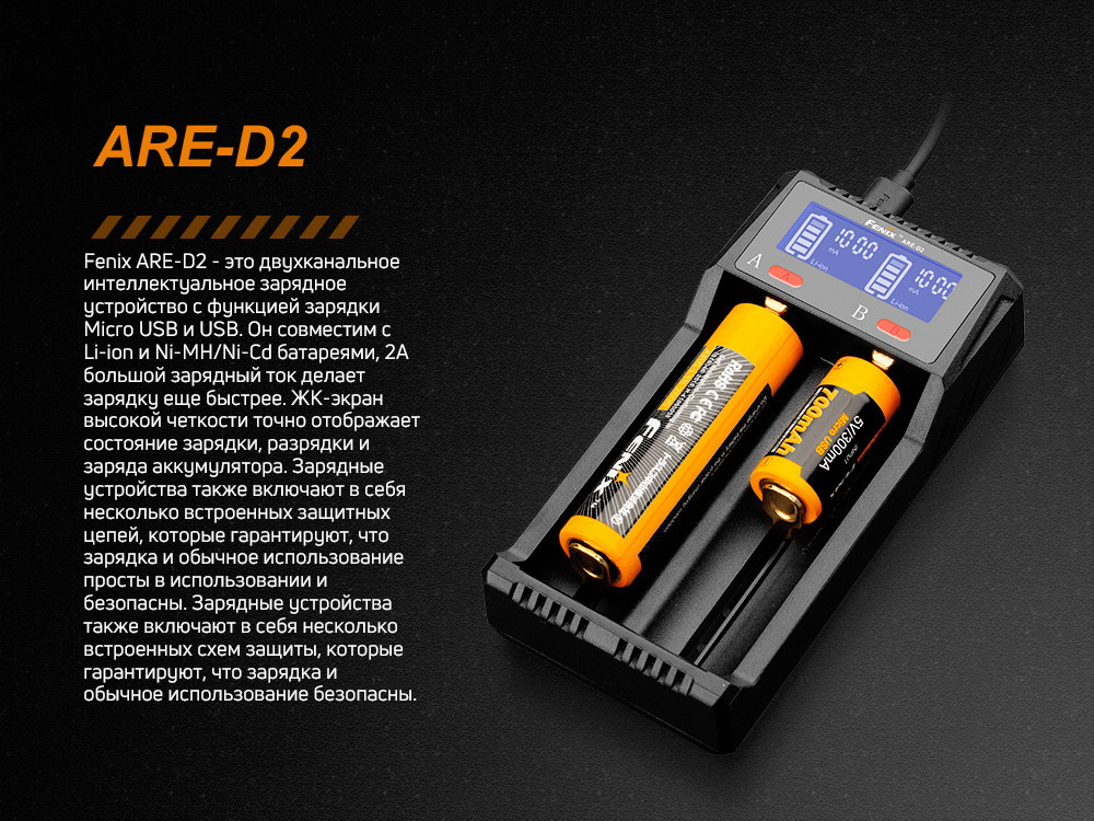 Зарядний пристрій Fenix ARE-D2 фото 7