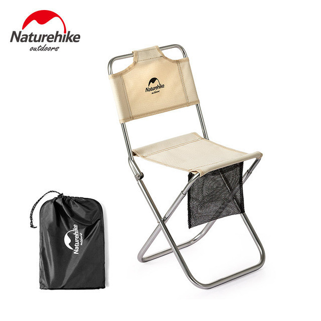 Стілець розкладний Naturehike MZ01 NH18M001-Z, чорний фото 4