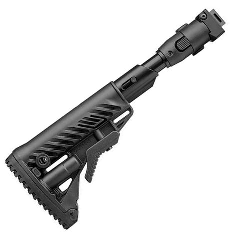 Приклад FAB M4 с амортизатором для AK 47, полимер, черный фото 4