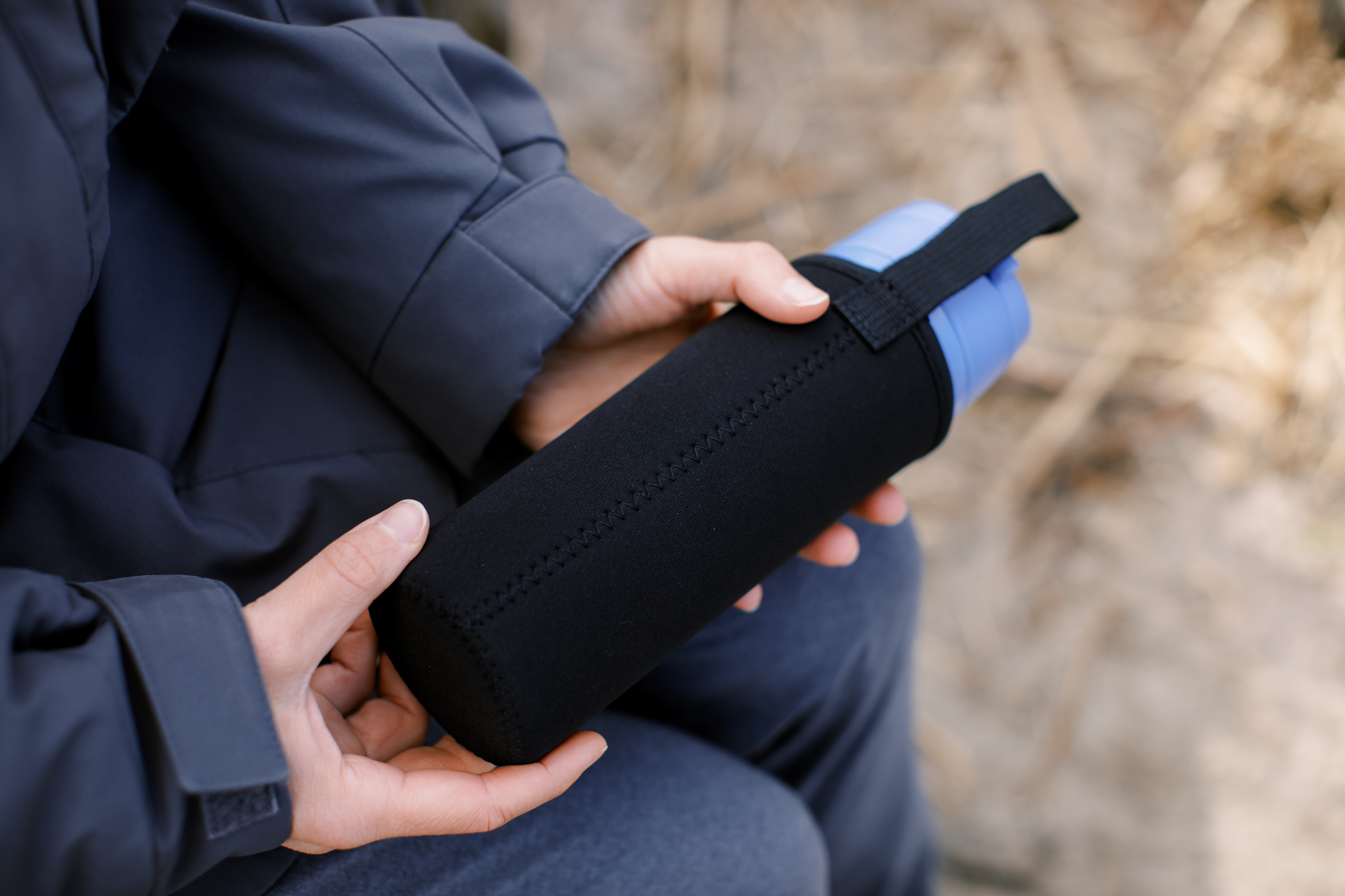 Чехол Tribe Neoprene Cover для питьевого термоса 0,45л T-DF-0007-black фото 2