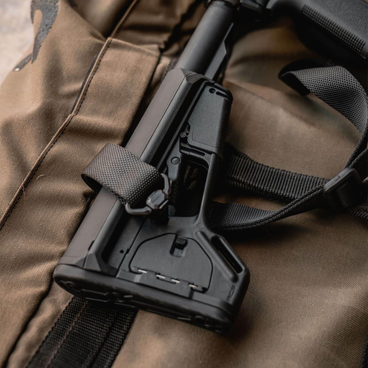 Приклад (база) Magpul ACS-L Carbine Stock – Mil-Spec (MAG378), Черный, приклад для AR10 / AR15 фото 9