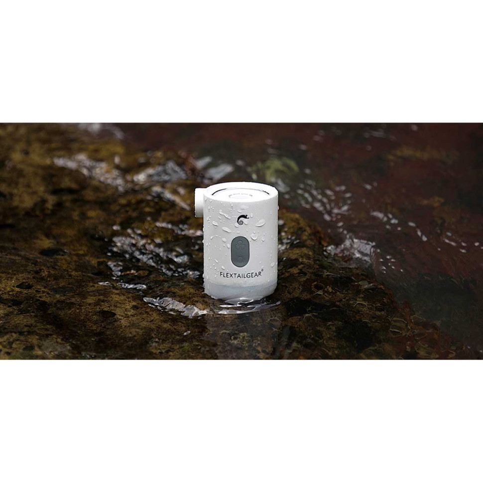 Насос-ліхтар-powerbank кемпінговий Flextail Max Pump 2 Pro, білий фото 5