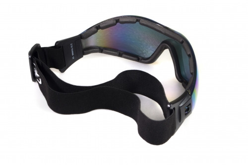 Очки защитные с уплотнителем Global Vision Z-33 (G-Tech™ red) Anti-Fog, красные зеркальные фото 2