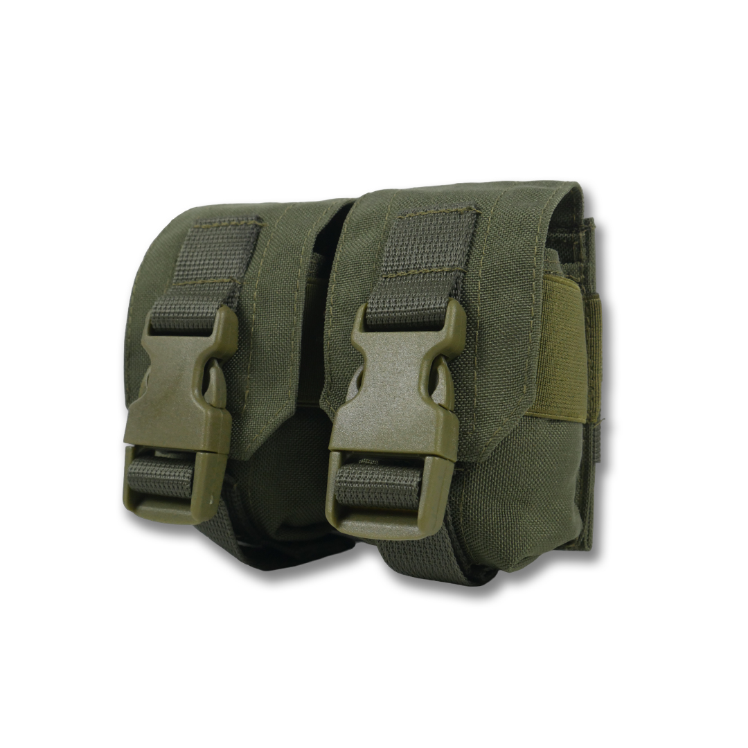 Подсумок под 2 гранаты Kiborg GU Double Mag Pouch (Хаки) фото 2