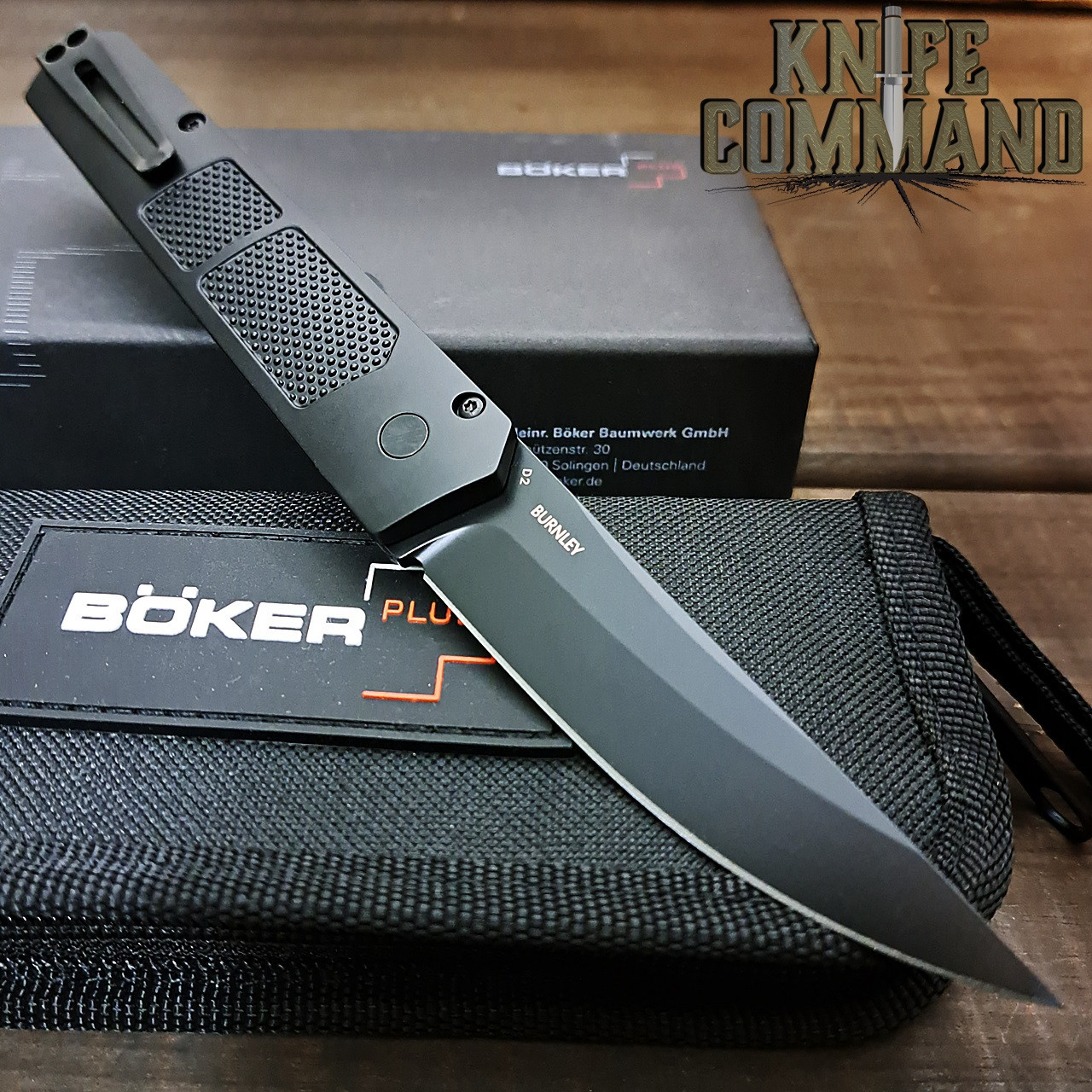 Нож автоматический Boker Plus Kwaiken Grip Auto Black 01BO474 фото 2