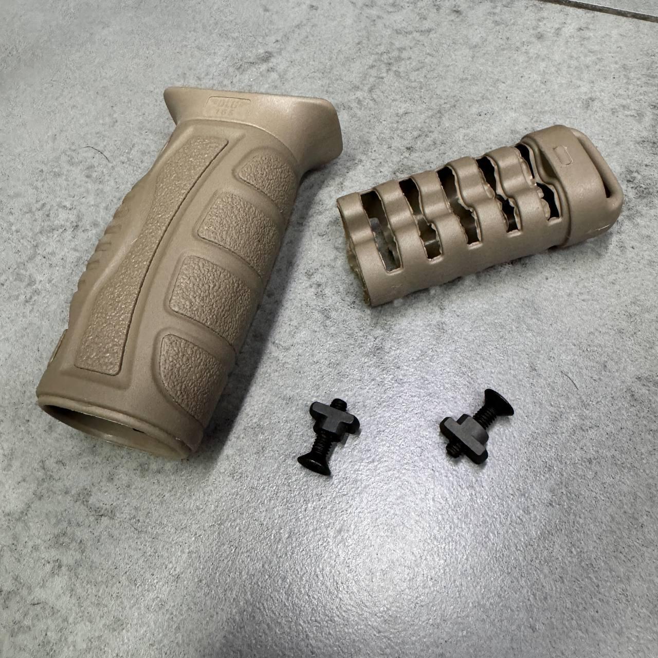 Рукоятка переноса огня DLG Tactical (DLG-165), на M-LOK, цвет Койот, прорезиненная, с отсеком для хранения фото 7