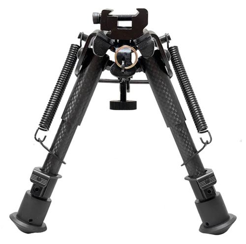 Сошки з перехідником Buvele Carbon Bipod на антабку (висота 15.2 - 22.9 см) на Weaver/Picatinny Z8.6.20.006