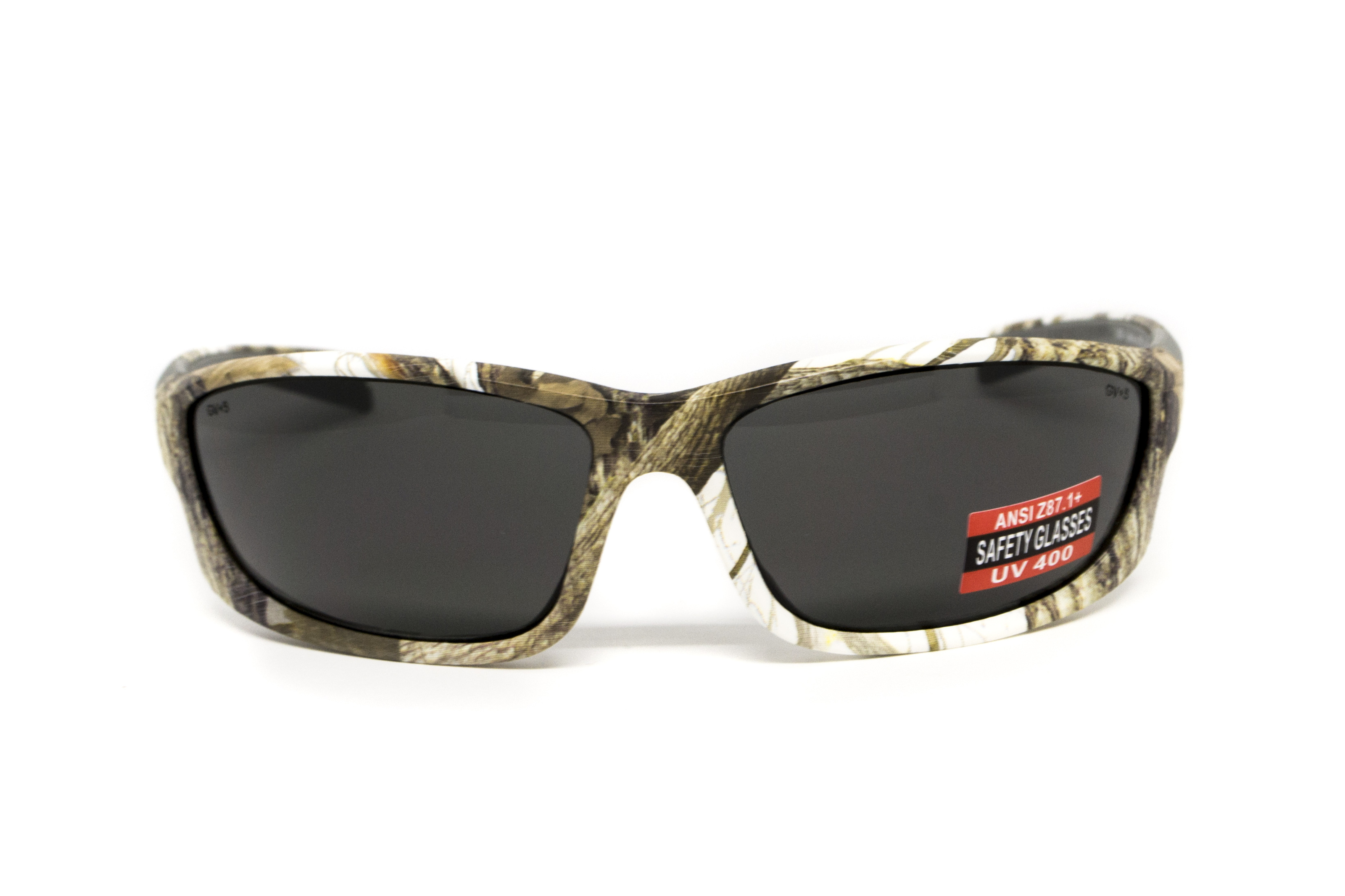 Очки защитные открытые Global Vision Hercules-5 White Camo (gray), серые в камуфлированной оправе фото 2