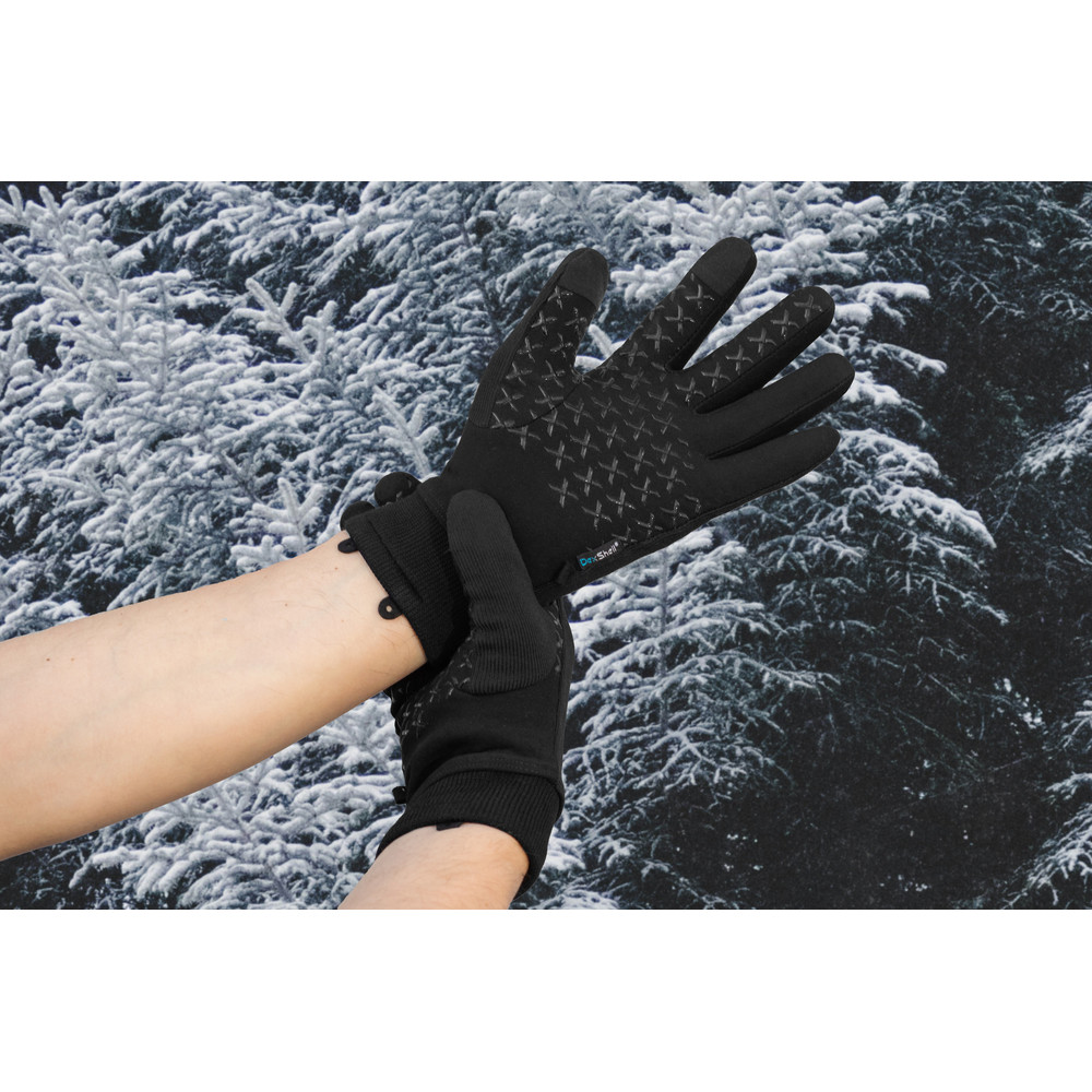 Рукавички водонепроникні Dexshell StretchFit 2.0 Gloves,  р-р XL, чорні фото 3