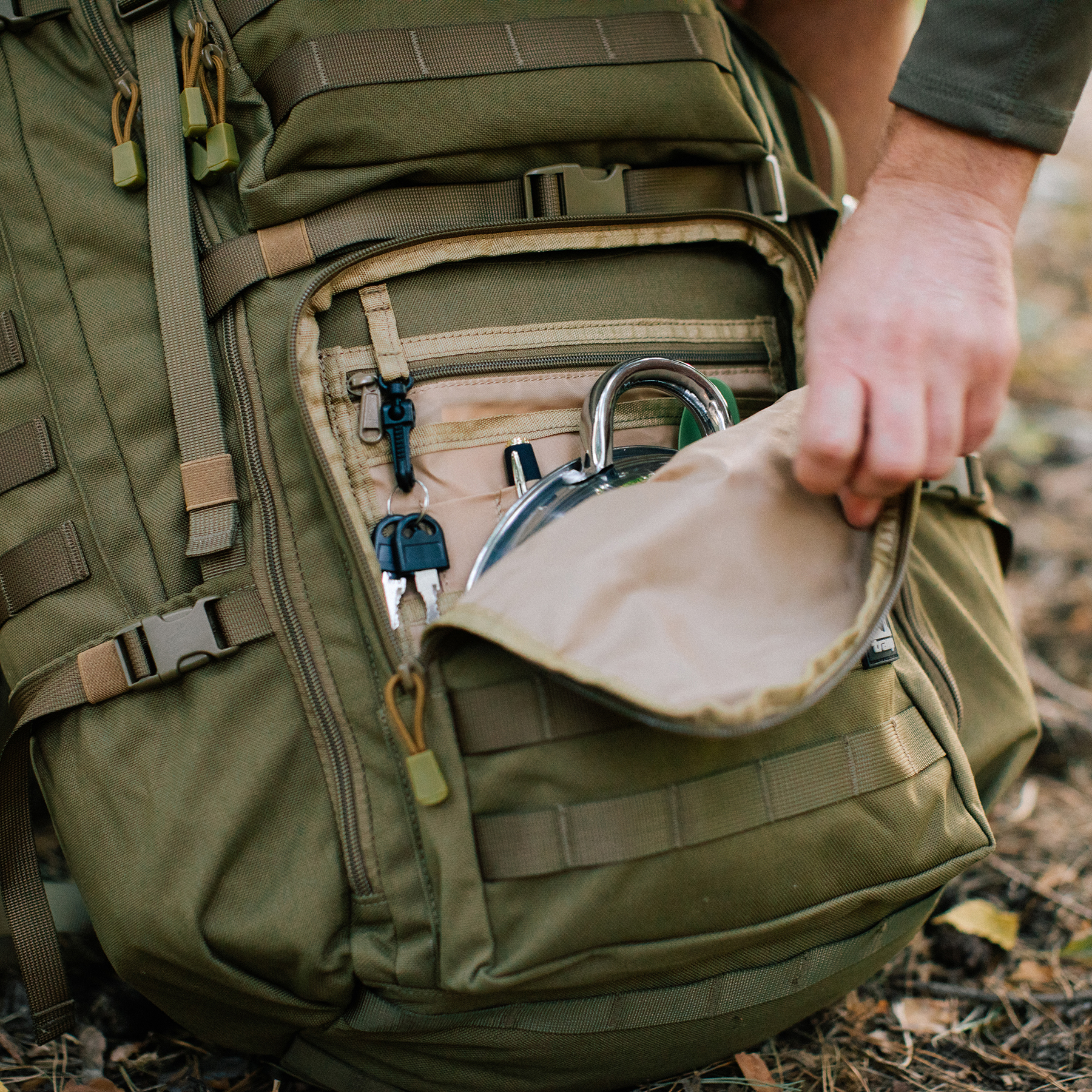 Рюкзак Tramp Defender 60 л UTRP-048-sandstone фото 7