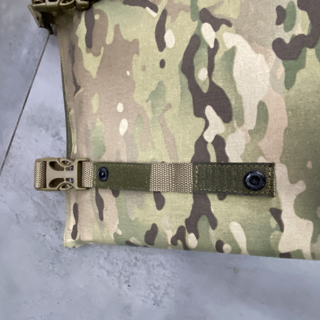 Cидушка (каремат) под баллистический пакет, Cordura 1000D, Мультикам, WINTAC, 350 мм х 300 мм, molle, фастекс фото 2