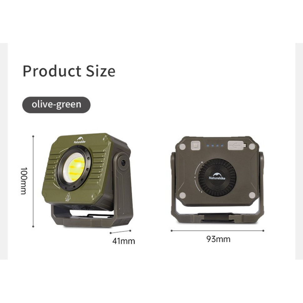 Ліхтар кемпінговий Naturehike CNK2300012, зелений фото 2