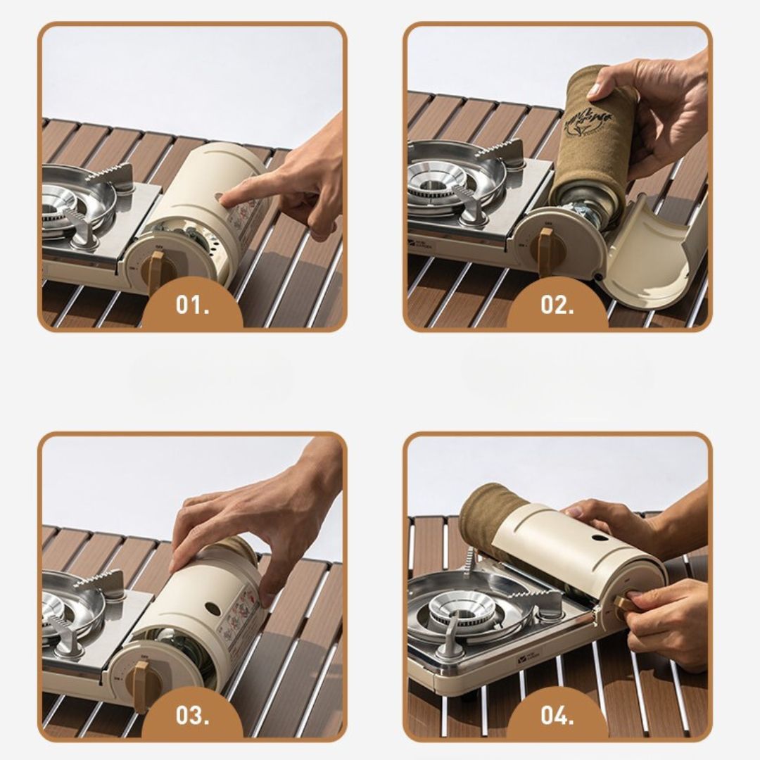 Плита газова портативна Mobi Garden Gas stove 2.2 NX23687003 sand фото 2
