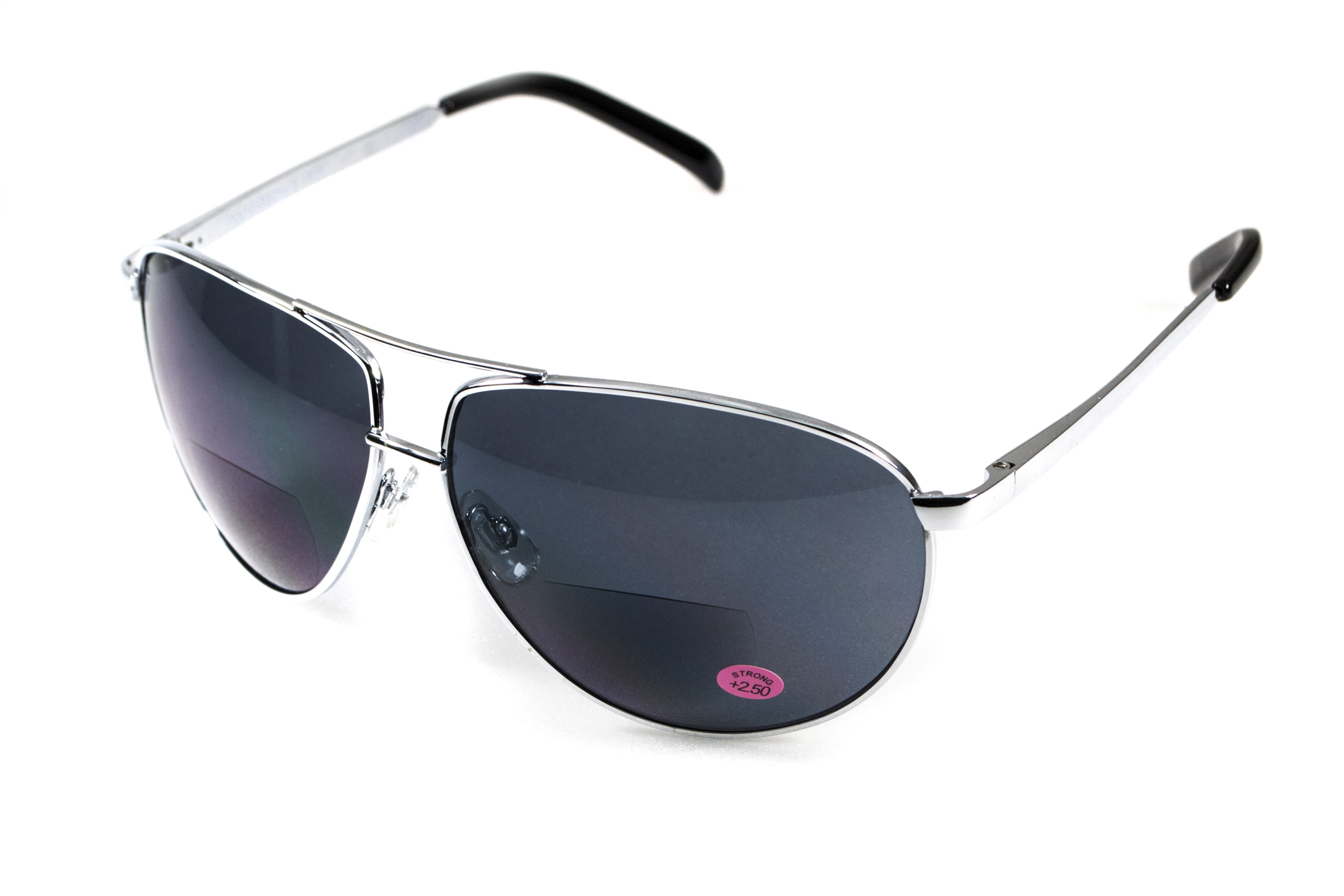 Біфокальні захисні окуляри Global Vision Aviator Bifocal (+2.0) (gray) сірі фото 11