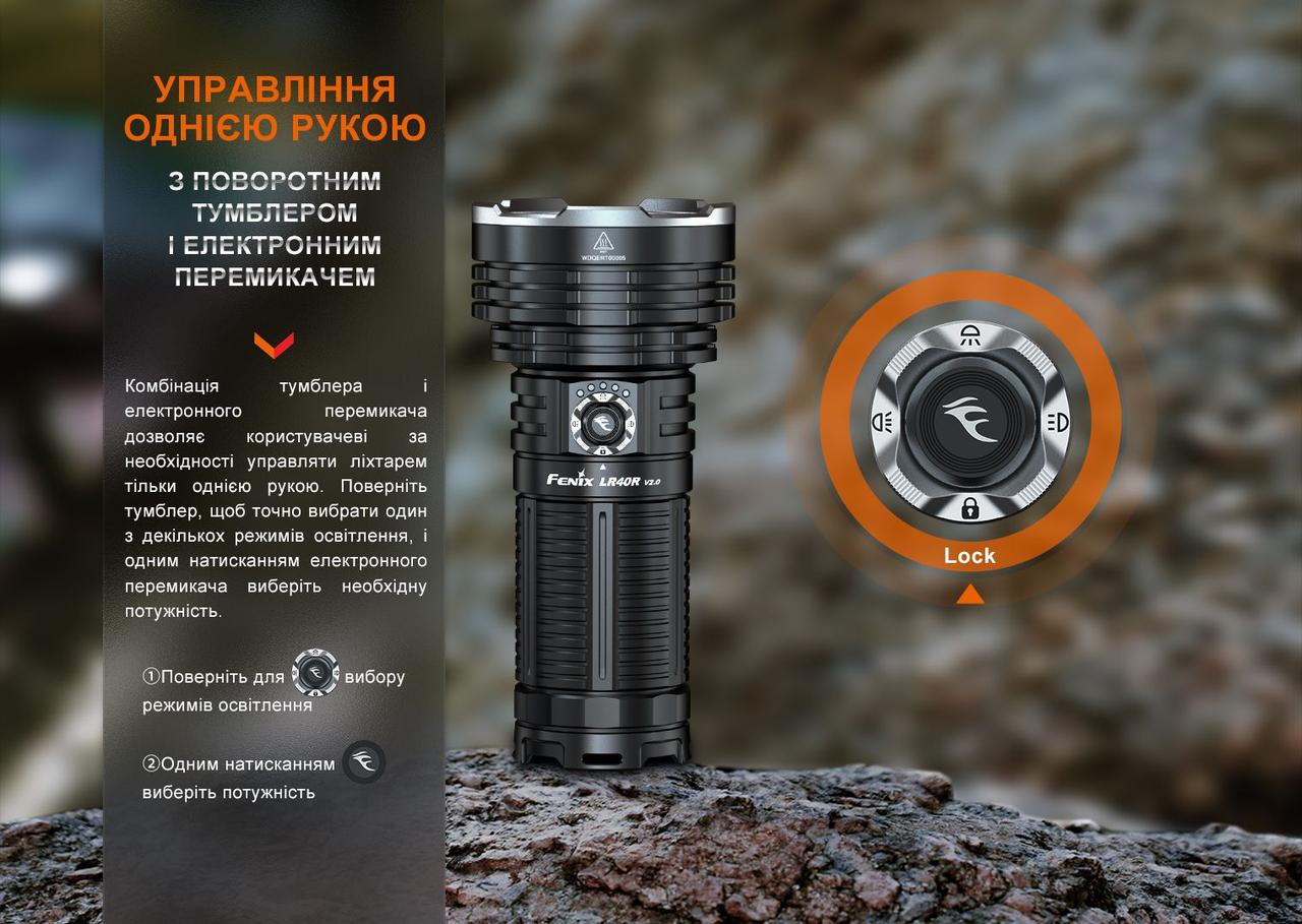Ліхтар ручний Fenix LR40R V2.0 фото 10