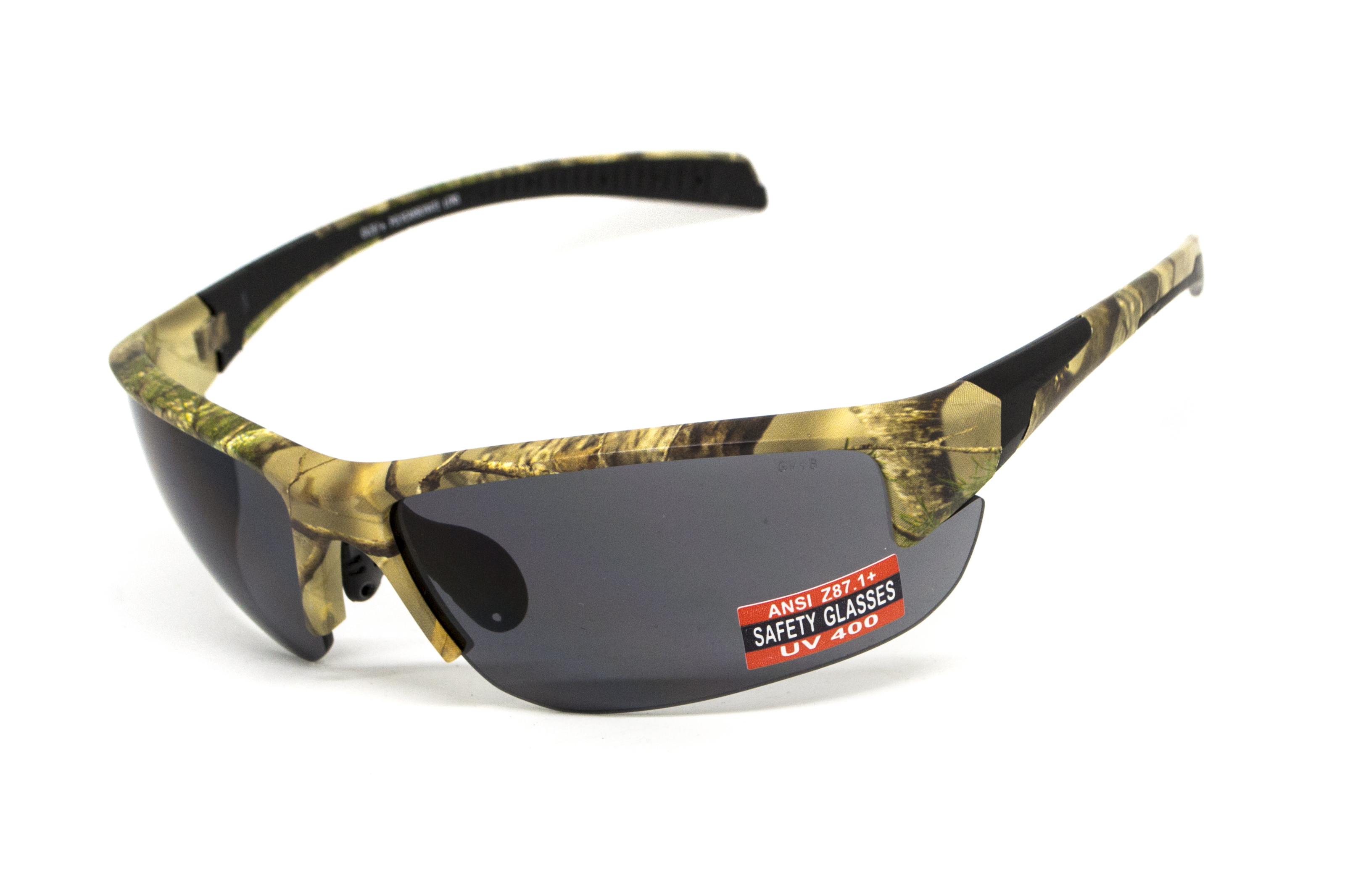 Очки защитные Global Vision Hercules-7 Forest Camo (gray), серые в камуфлированной оправе