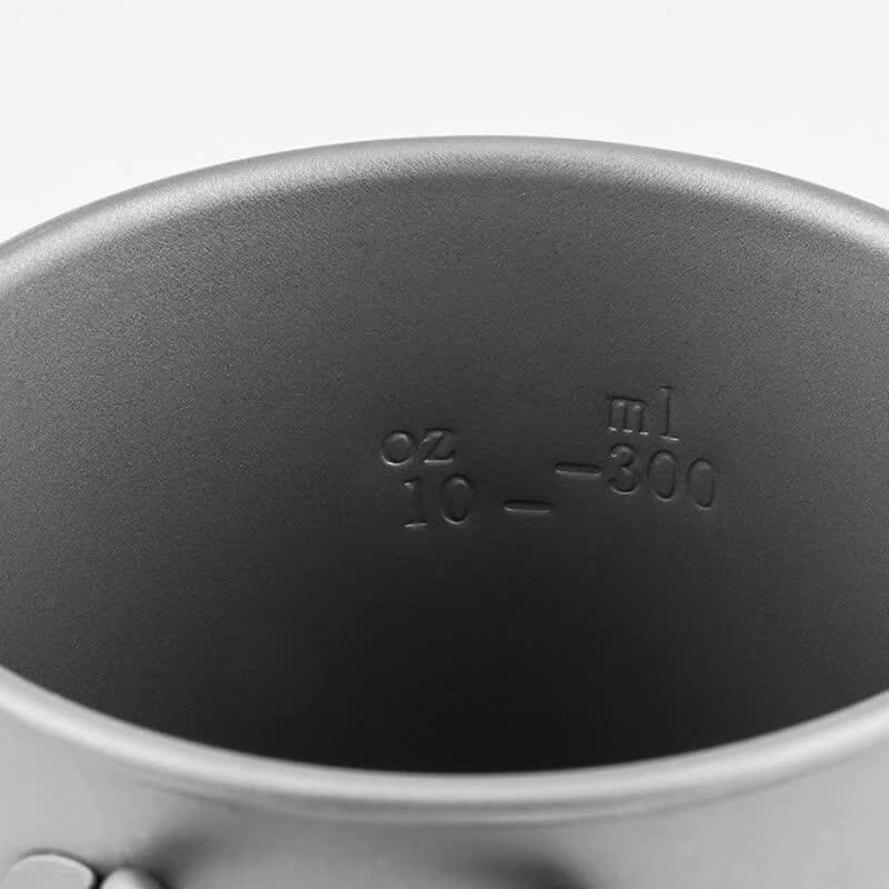 Кружка титанова з кришкою Mobi Garden 300мл NX20666038 titanium фото 3