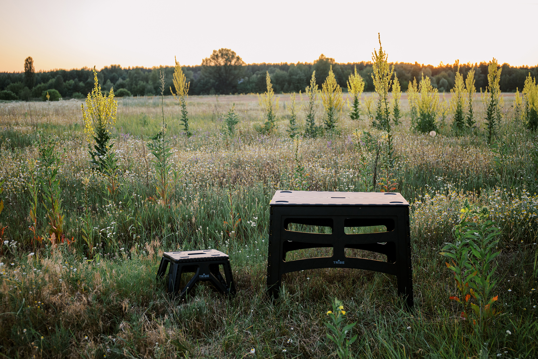 Стол Tribe Camp Table High пластиковый T-EF-0004-black фото 8