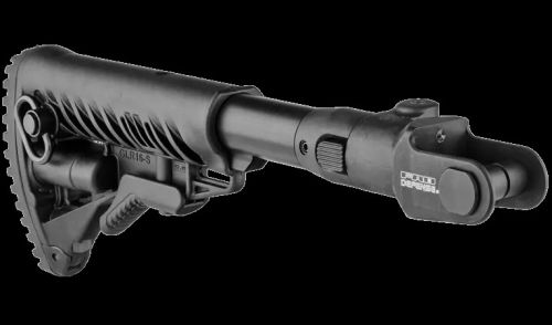 Приклад телескопічний FAB, для АКМС складаний, чорний фото 2