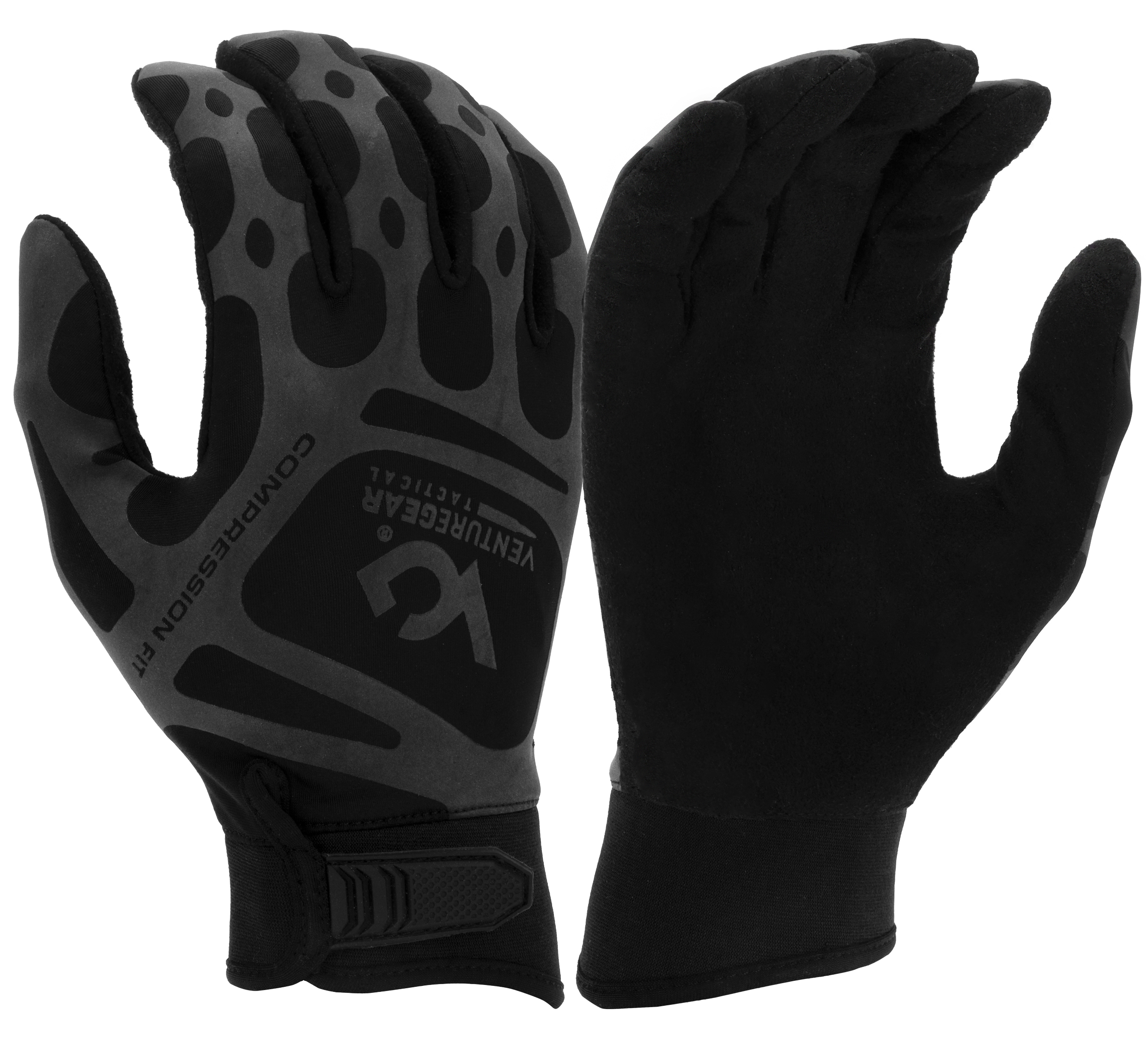 Рукавички тактичні Venture Gear Tactical VGTG10 Compression Fit, чорні, розмір L (9)