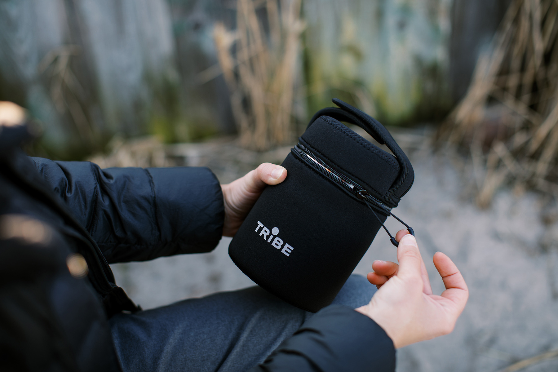 Чехол Tribe Neoprene Cover для пищевого термоса 0.7л T-DF-0004-black фото 4