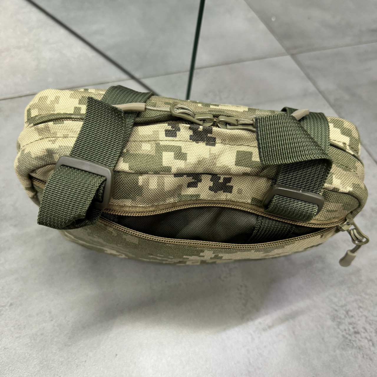 Сумка напашник для бронежилета на Молли, Пиксель, WINTAC,Cordura, тактический подсумок напашник для плитоноски фото 4