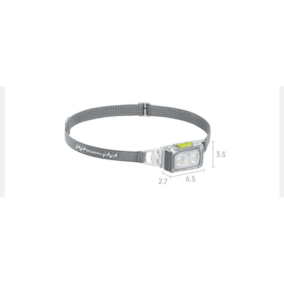 Ліхтар налобний Naturehike CNK2550ZM011, сірий фото 2