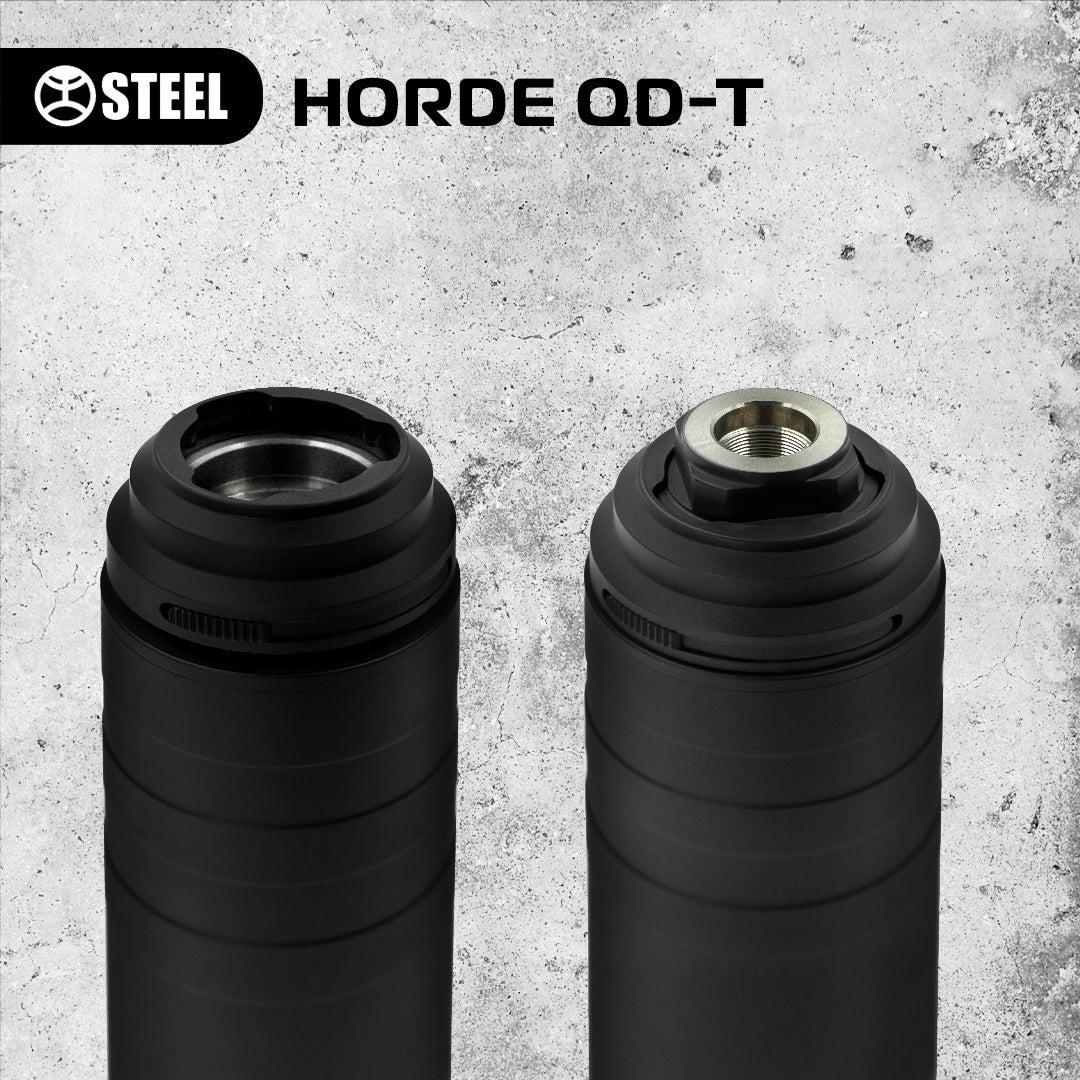 Глушитель STEEL HORDE QD-T .223, резьба – 15×1, быстросъёмный титановый саундмодератор фото 5