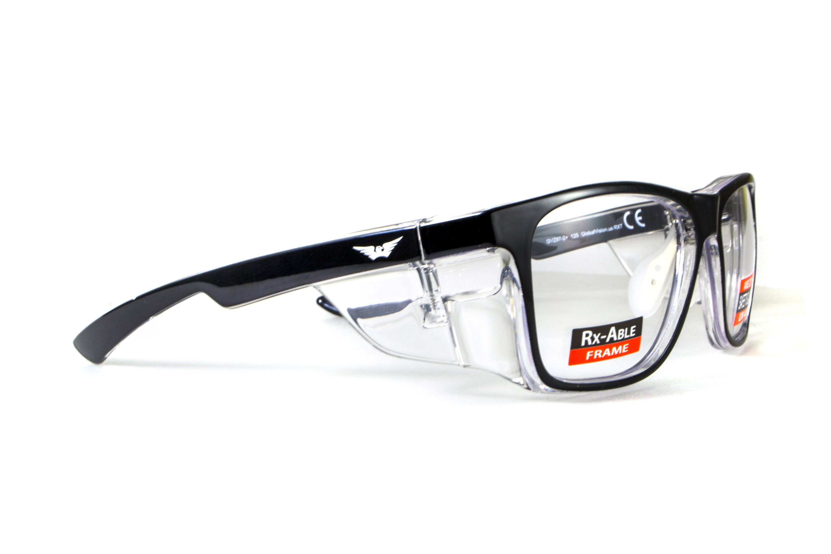 Спортивная оправа под диоптрии Global Vision RX-T Сrystal Black (rx-able) (clear) прозрачные
