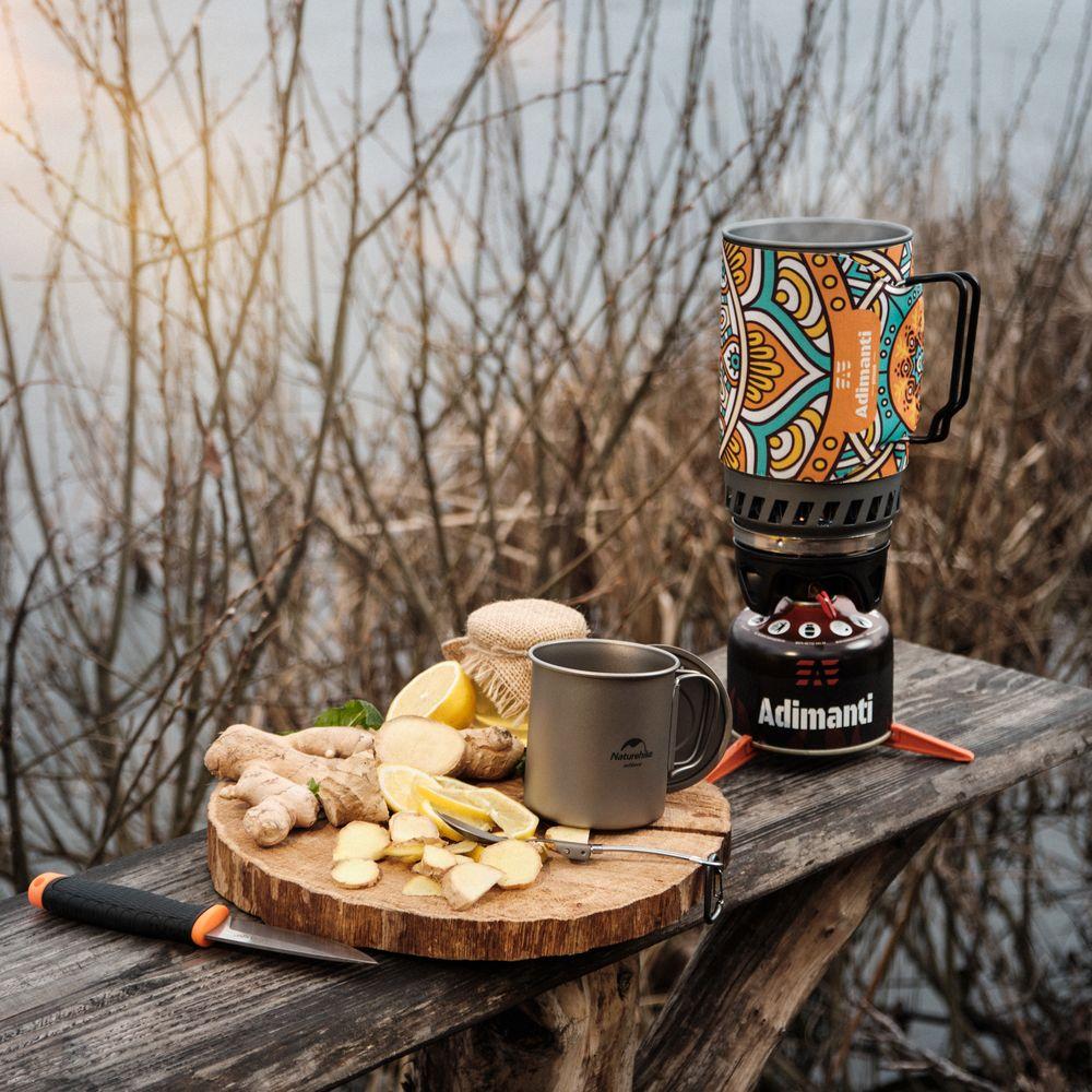 Кружка титанова з ручкою 450 мл Naturehike NH20CJ005 фото 10