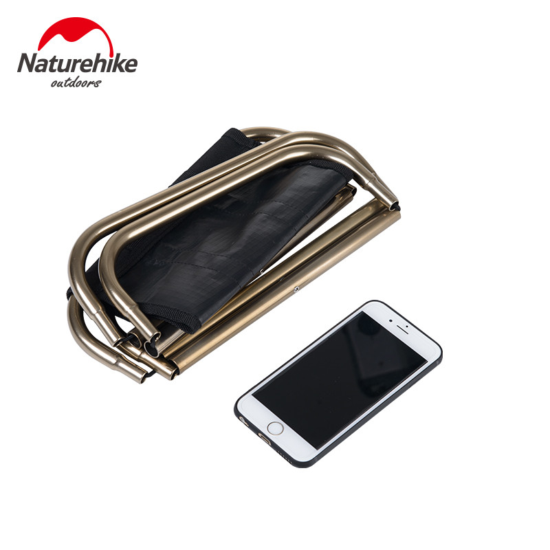 Стілець складаний Naturehike NH17Z012-L, чорний фото 5