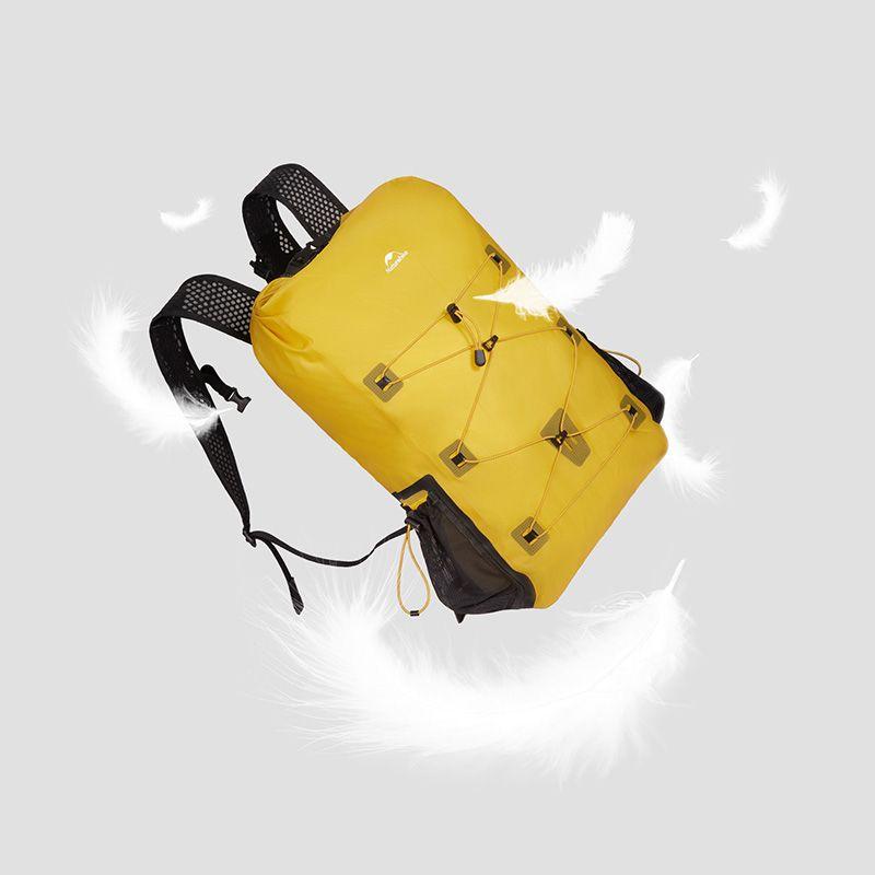 Водонепроникний рюкзак Naturehike CNH22BB003, 25 л, жовтий фото 3