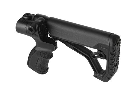 Приклад складаний з амортизатором і пістолетним руків'ям FAB для Mossberg 500, чорний