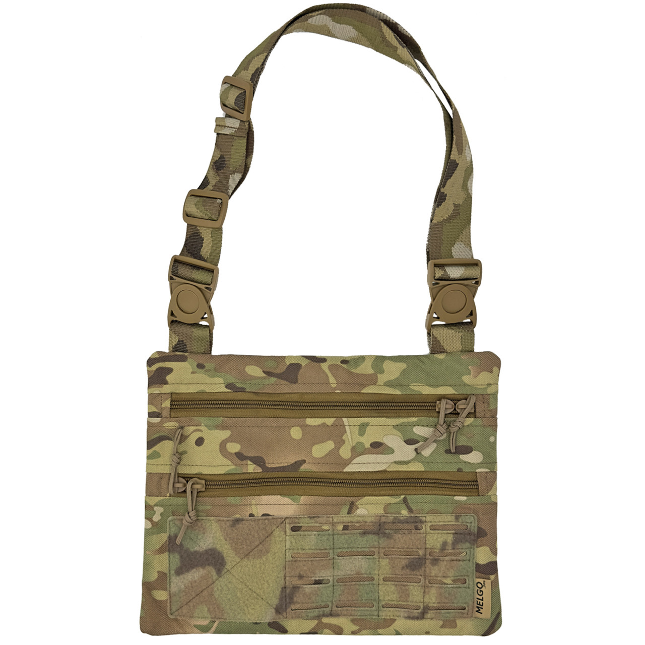 Тактическая однолямочная сумка на плечо MELGO, Мультикам Cordura 1000 D